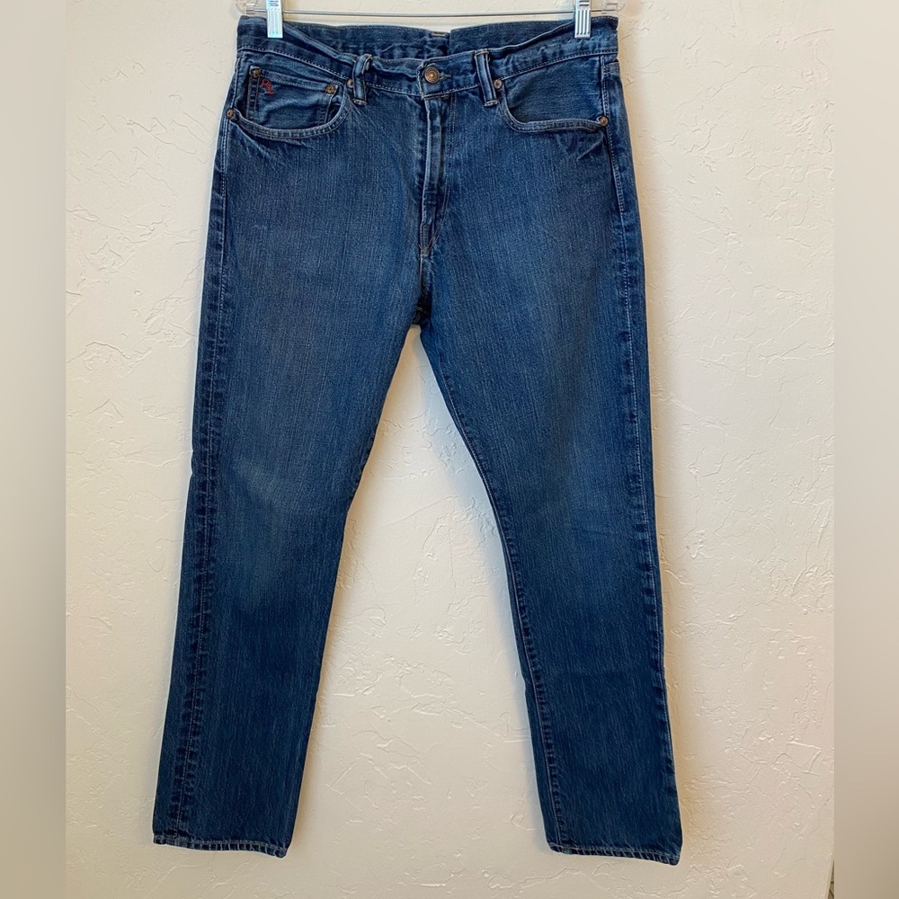 Men’s Polo Ralph Lauren Denim Jeans Slim Style 381 Size 34/32
